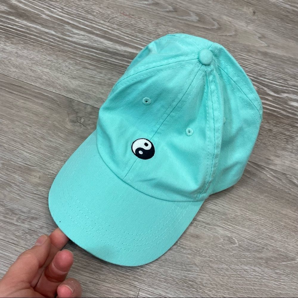 Yin Yang Baseball Hat Unstructured Soft Cotton Adjustable Strap Back